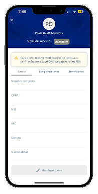 ¿Cómo actualizar o corregirlos? - App